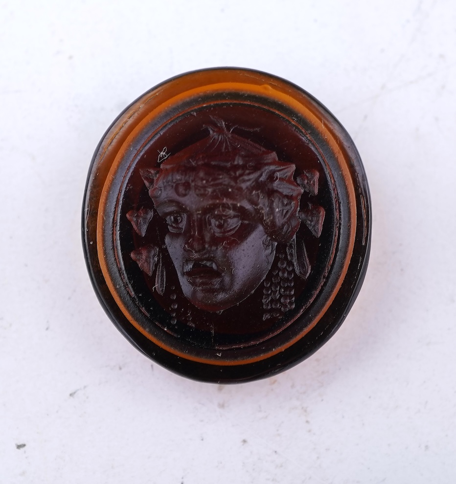 A collection of nine paste intaglios, possibly by William Tassie, late 18th/early 19th century